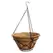 Gardener Select 12" Black Round Plaid Bucket Hanging Basket 12"wx6"h 6/CS