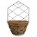 Gardener Select 14" Black Plaid Wall Planter 14"wx20"h 6/CS