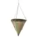 Gardener Select 12" Plastic Cone Hanging Basket Grey/Orange/Green 20/CS