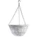 Gardener Select 12" Round Grey Wood Hanging Basket w/ Chain Hanger 24/CS