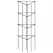 Gardener Select 33"x12" Triangle Folding Tomato Cage Green