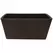 Gardener Select 10" Rectangle Balcony Planter Chocolate