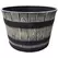 Gardener Select 12" Nat Whiskey Brl Round Planter 12/CS
