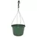 Grower Select 12.00 Twist Hanging Basket 2.32gal Green Bulk 1932/PL Cap Dish and Hanger sold Separate
