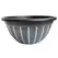 Grower Select 12.00 Serenity Bowl Black / Silver 1.24gal 72/CS - 12in OD x 5.43in H