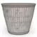 Grower Select 18.00 Whale Tail Round Planter Cappuccino w/White 13/CS, 17.6in OD x 14.19in H, 8.7 Gallons