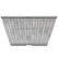 Grower Select 14.87 Whale Tail Window Box Cappuccino W/White 20/CS, 14.87in OD x 8.94in BD x 7.07in H, 2.48 Gallons