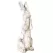MCarr 19.3" Small Praying Rabbit Antique White