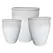 MCarr 6pc Aquapot Planter Pallet Volcanic White