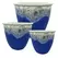 MCarr 3pc Flat Rim Planter Pallet Volcanic Light Blue