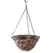 Gardener Select 12" Hanging Basket Round Brown Wicker 3 Strand Hanger 12/CS