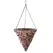 Gardener Select 14" Hanging Basket Cone Brown Wicker 3 Strand Hanger 6/CS