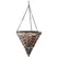Gardener Select 14" Hanging Basket Cone Coffee Wicker 3 Strand Hanger 6/CS