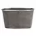Gardener Select 10" Zinc Oval Planter Brown with White Dot 9.5"x5.7"x5.5"