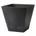 Artstone Ella 10" Square Planter Black