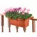 Apollo 24" Adjustable Railing Planter Terra Cotta