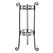 Deer Park 2 Tier Plant Stand Column Black