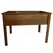 Heritage Wood Planter Box w/ Legs 18"x36"x28" Stained Walnut
