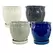MCarr 8PC 6.3" Cache Pot w/ Saucers