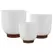 MCarr 16pc 5" Small Planter Set White