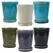 MCarr 18PC Tall Round Pot Set W/Sau Mix Colors