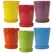 MCarr 18PC Tall Round W/Saucer Set Mix Colors