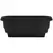 Bloem 12" Deck Rail Planter Black