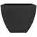 Tusco 16" Modern Square Planter Black