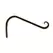 Hookery 12" Angled Hanger W/ Upturned Hook