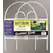 Origin Point 18"x8' White Round Folding Fence