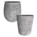 MCarr 36PC Tall Mixed Pltr Plt Gray White