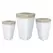 MCarr 15pc Tall Smooth Planter Pallet Volcanic White