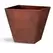 Artstone Ella 8" Square Planter Rust