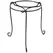 Plastec 13" Patio Stand Black