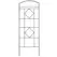 AGW 65"x25" Arch Trellis Black