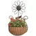 Deer Park Daisy Wall Basket With Coco Liner