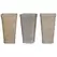 MCarr 18pc Tall Sq Rattan Planter Pallet Mixed Colors
