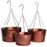 VCS 14" Copper Hanging Planter