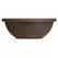 HC 18" Garden Bowl Planter Chocolate w/ Removable Drain Plugs Akro Mils