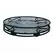 Deer Park 17" Low Profile Deep Saucer Caddy Black