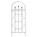 Deer Park 48" x 18" Finial Trellis Black