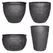MCarr 26pc Fleur De Lis Planter Pallet Matte Black