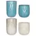 MCarr 25pc Diamond Round Planter Pallet Mixed Colors