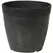 Artstone 10" Round Dolce Planter Black