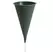 Memorial Vase Plain Cone Green