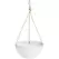 Artstone Napa 12" Hanging Bowl White