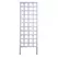 Panacea 72"H x 22"W Wood Square Framed Trellis White