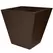 Tusco 18" Cosmo Square Planter Espresso