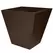 Tusco 22" Cosmo Square Planter Espresso