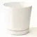 Majestic 12" Cylind Pot White Full Depth Glossy